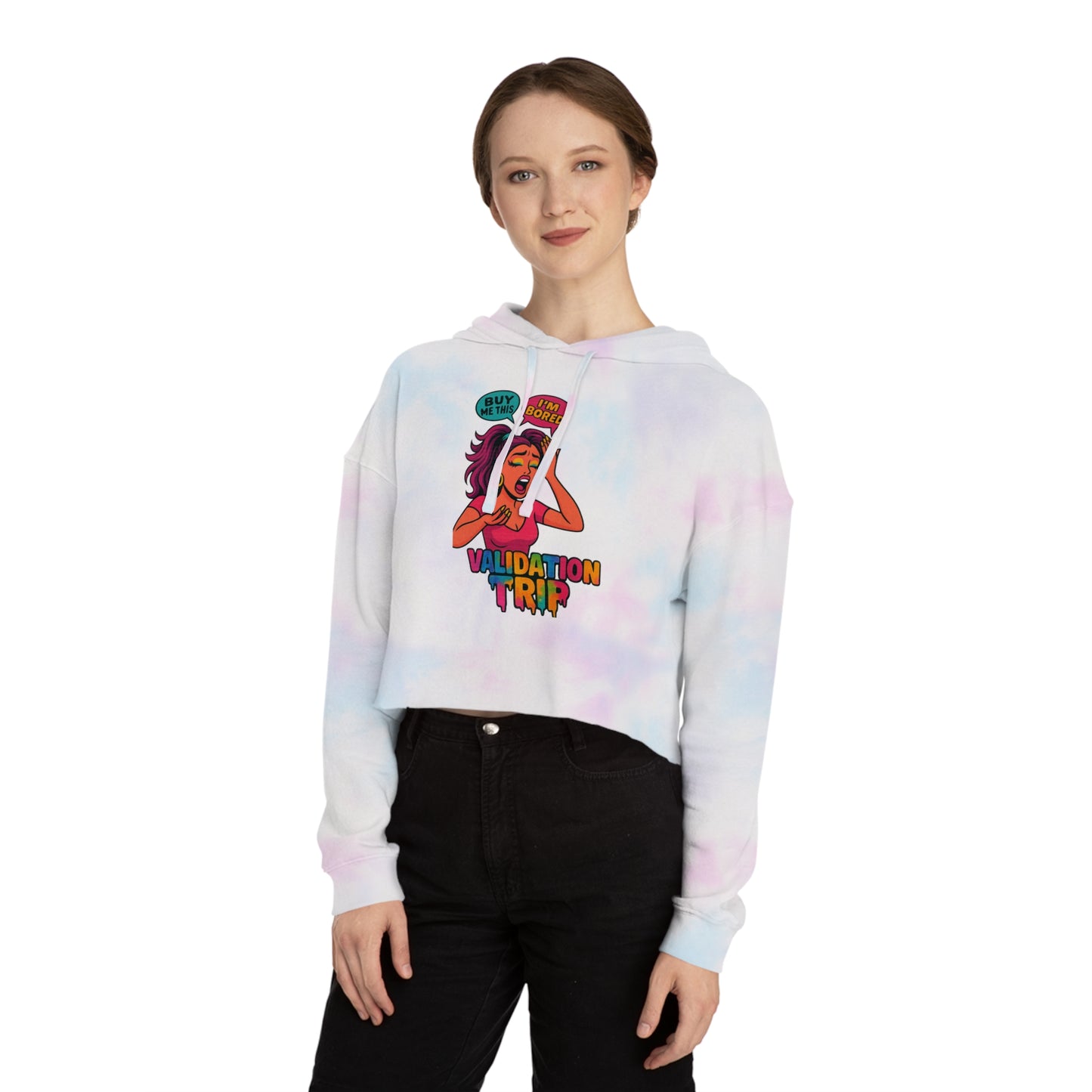 Validation Trip Cropped Hoodie