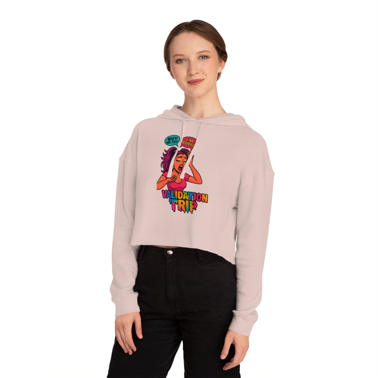 Validation Trip Cropped Hoodie