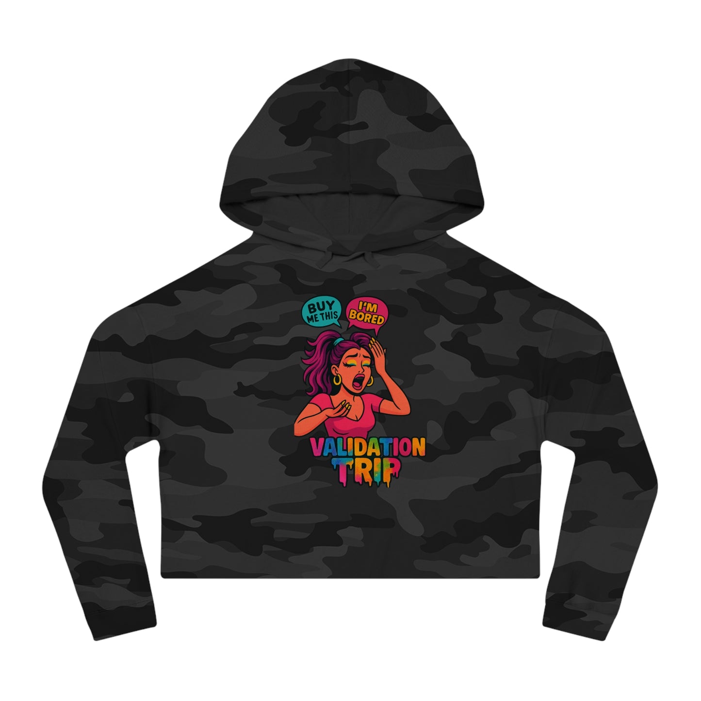 Validation Trip Cropped Hoodie