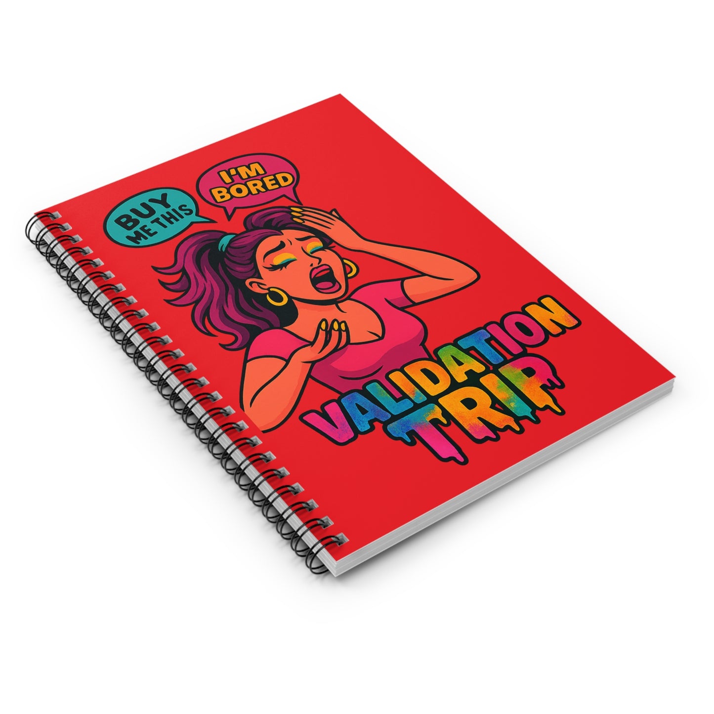 Spiral Notebook - Validation Trip from BooksbyRellBands
