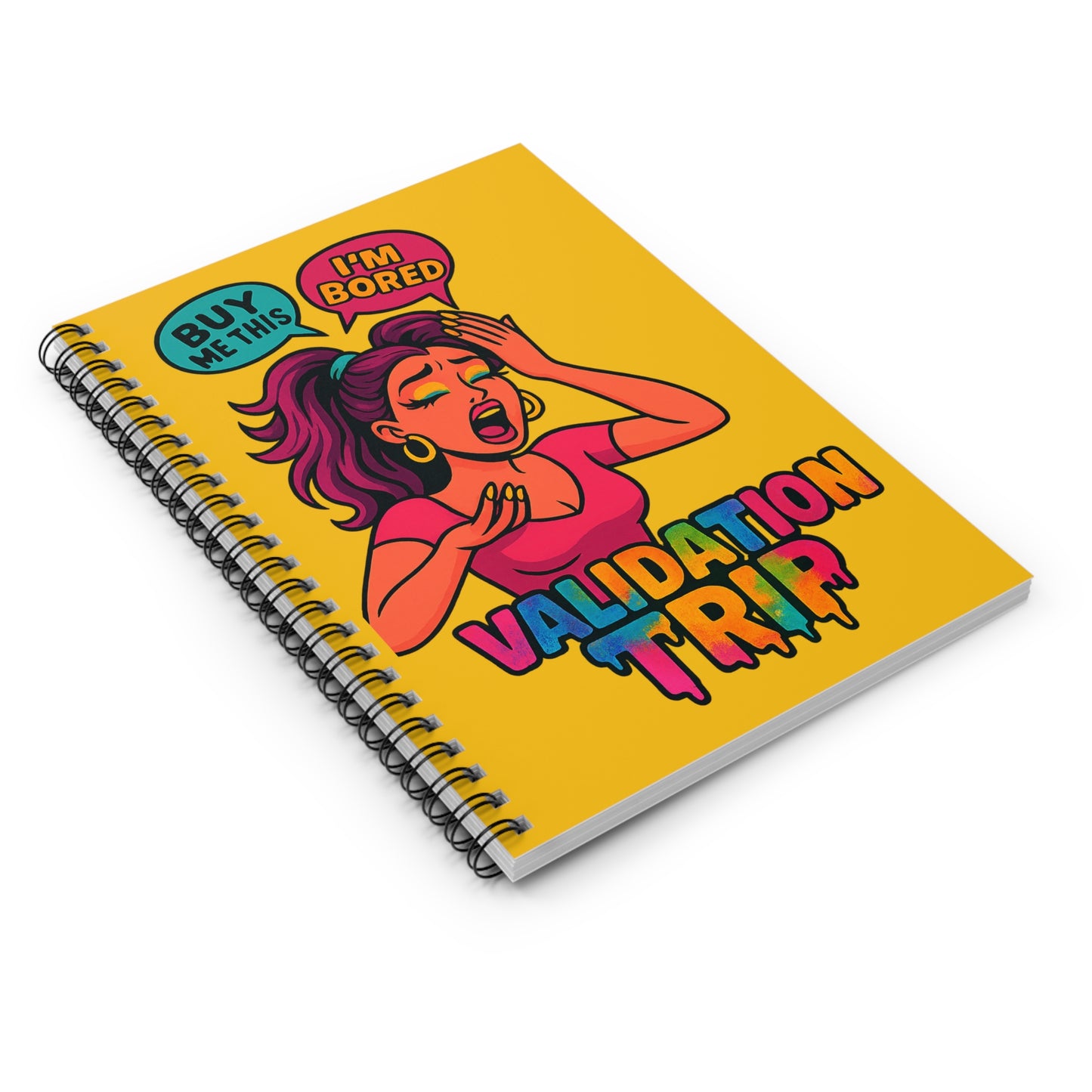 Spiral Notebook - Validation Trip from BooksbyRellBands