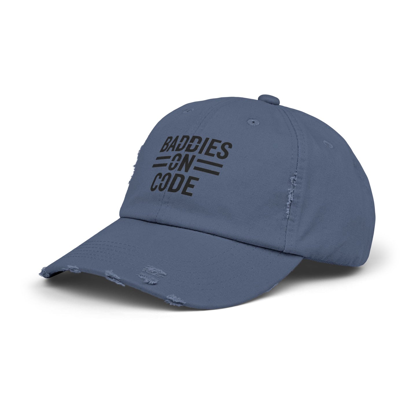 Baddies on Code Unisex Distressed Cap
