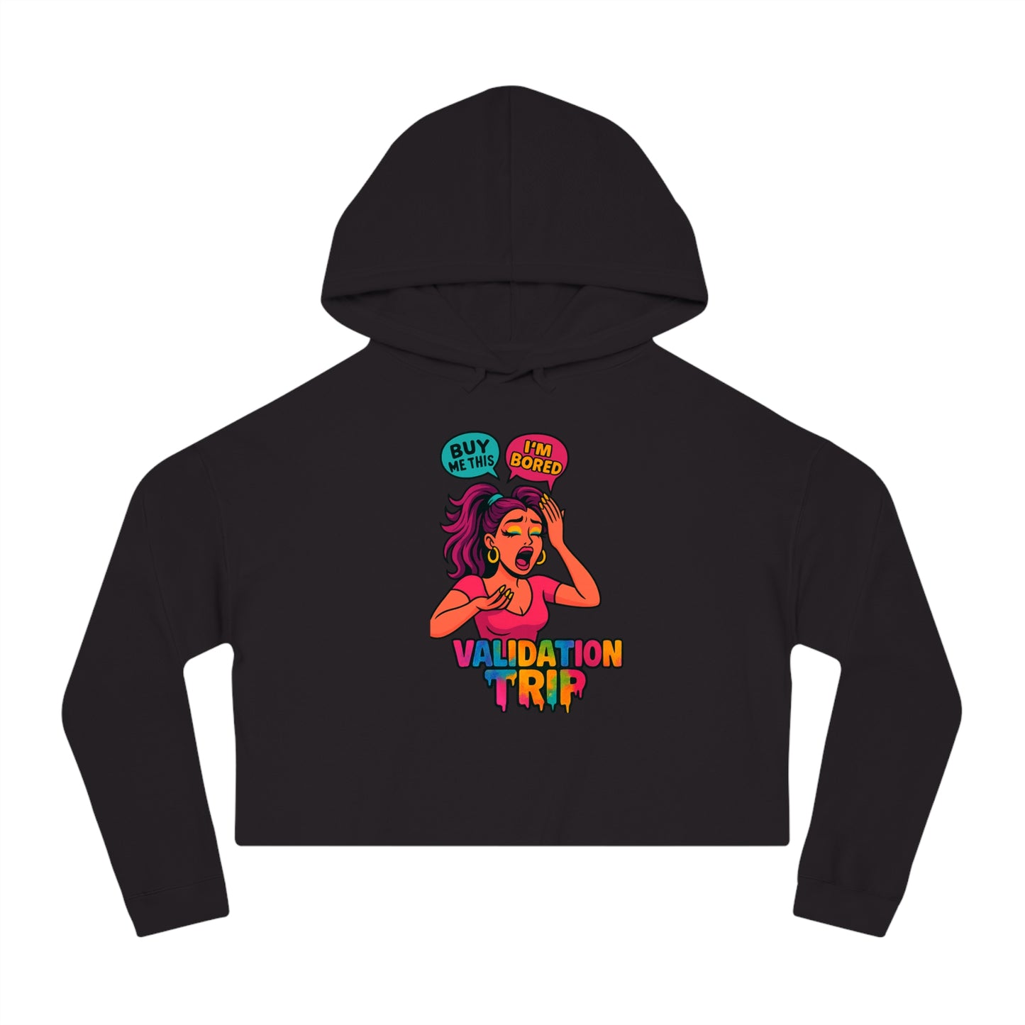 Validation Trip Cropped Hoodie