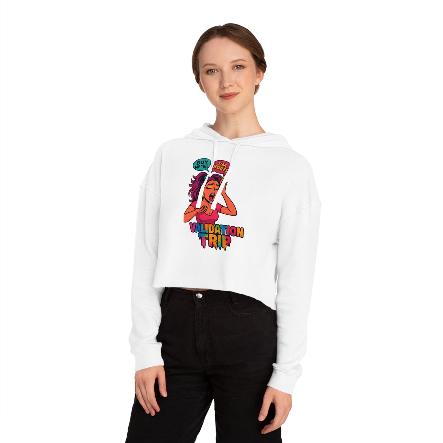 Validation Trip Cropped Hoodie
