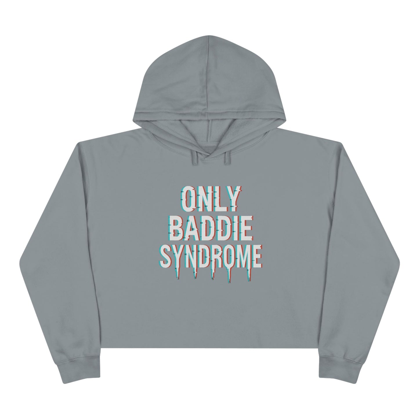 Only Baddie Crop Hoodie