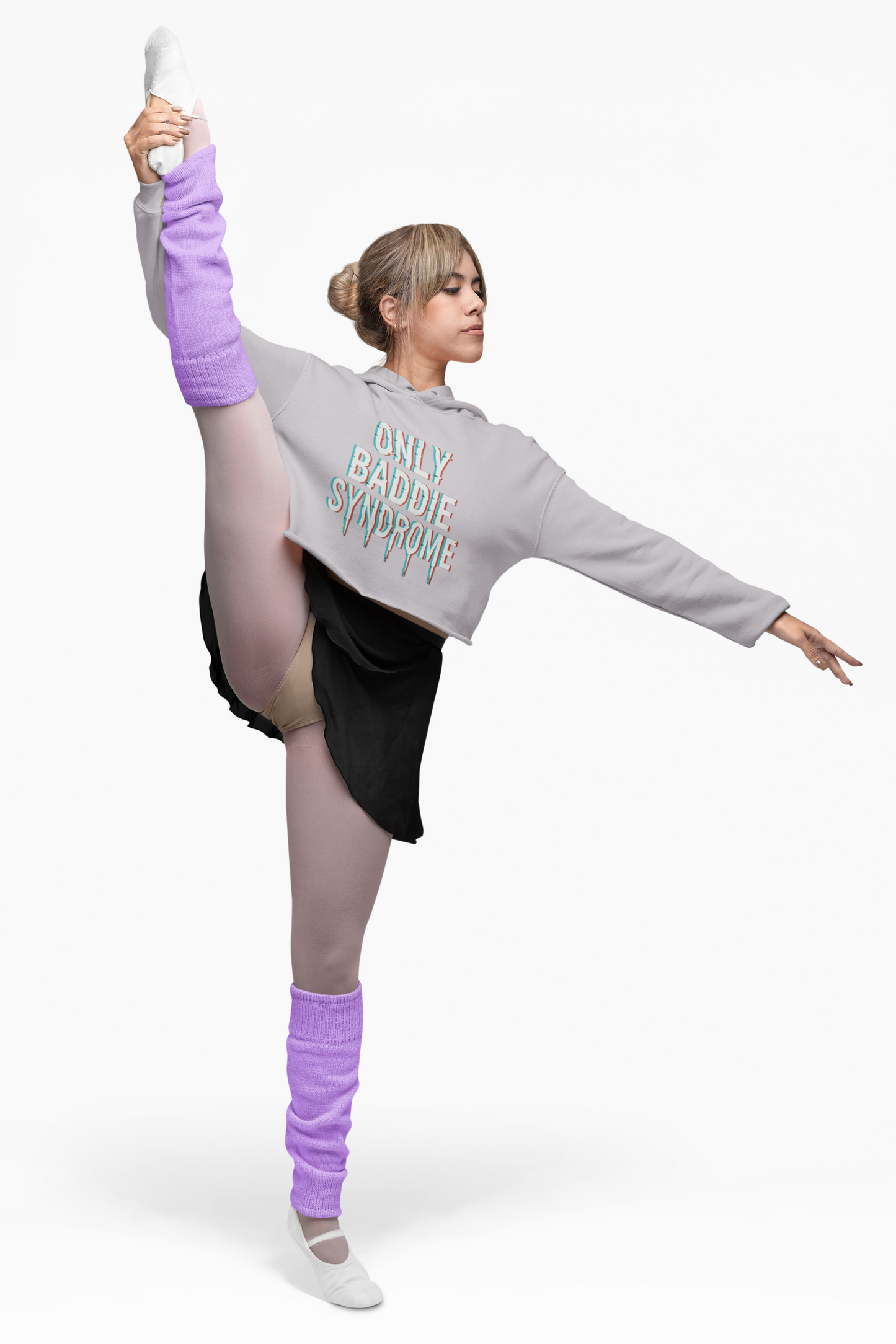 Only Baddie Crop Hoodie