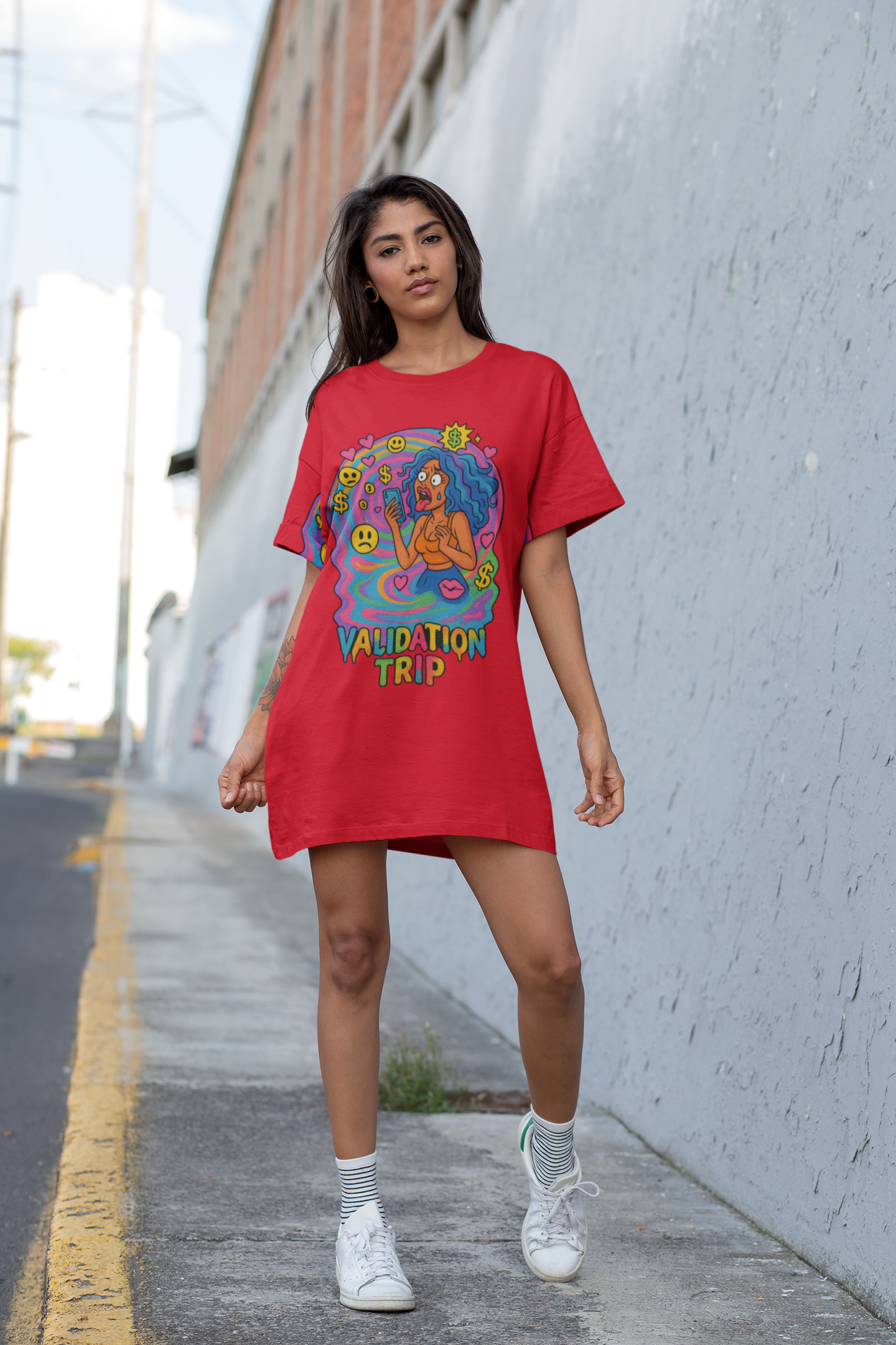 Validation Trip T-Shirt Dress One Size