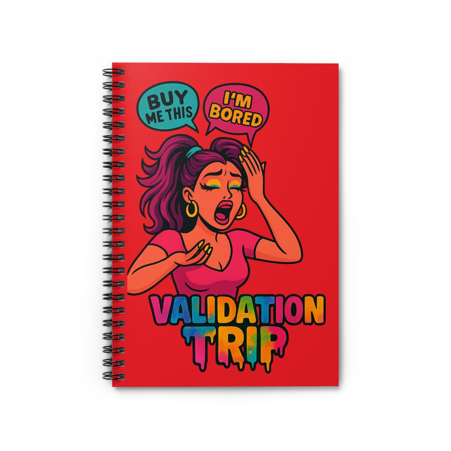 Spiral Notebook - Validation Trip from BooksbyRellBands