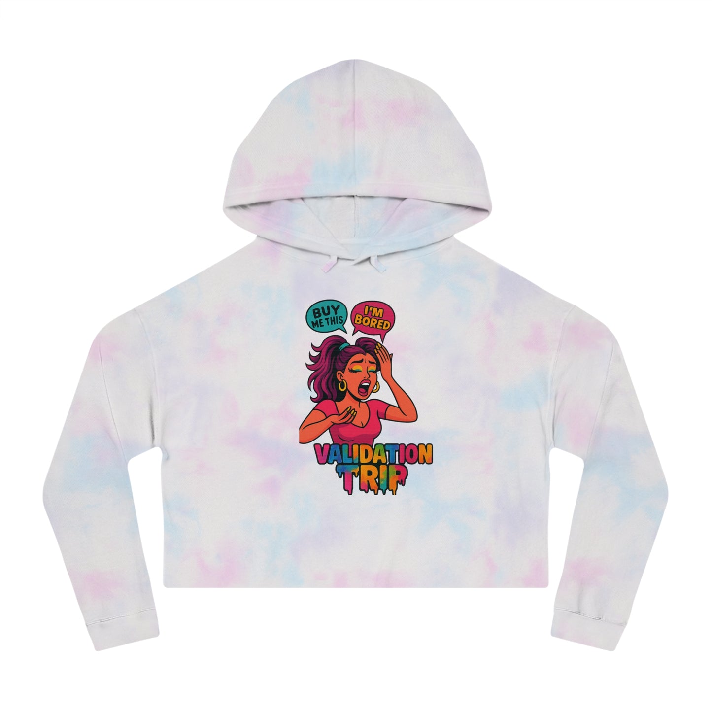 Validation Trip Cropped Hoodie