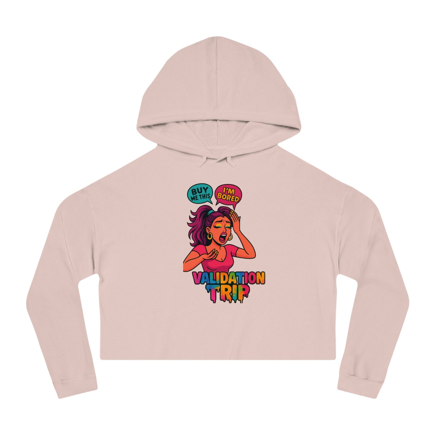 Validation Trip Cropped Hoodie