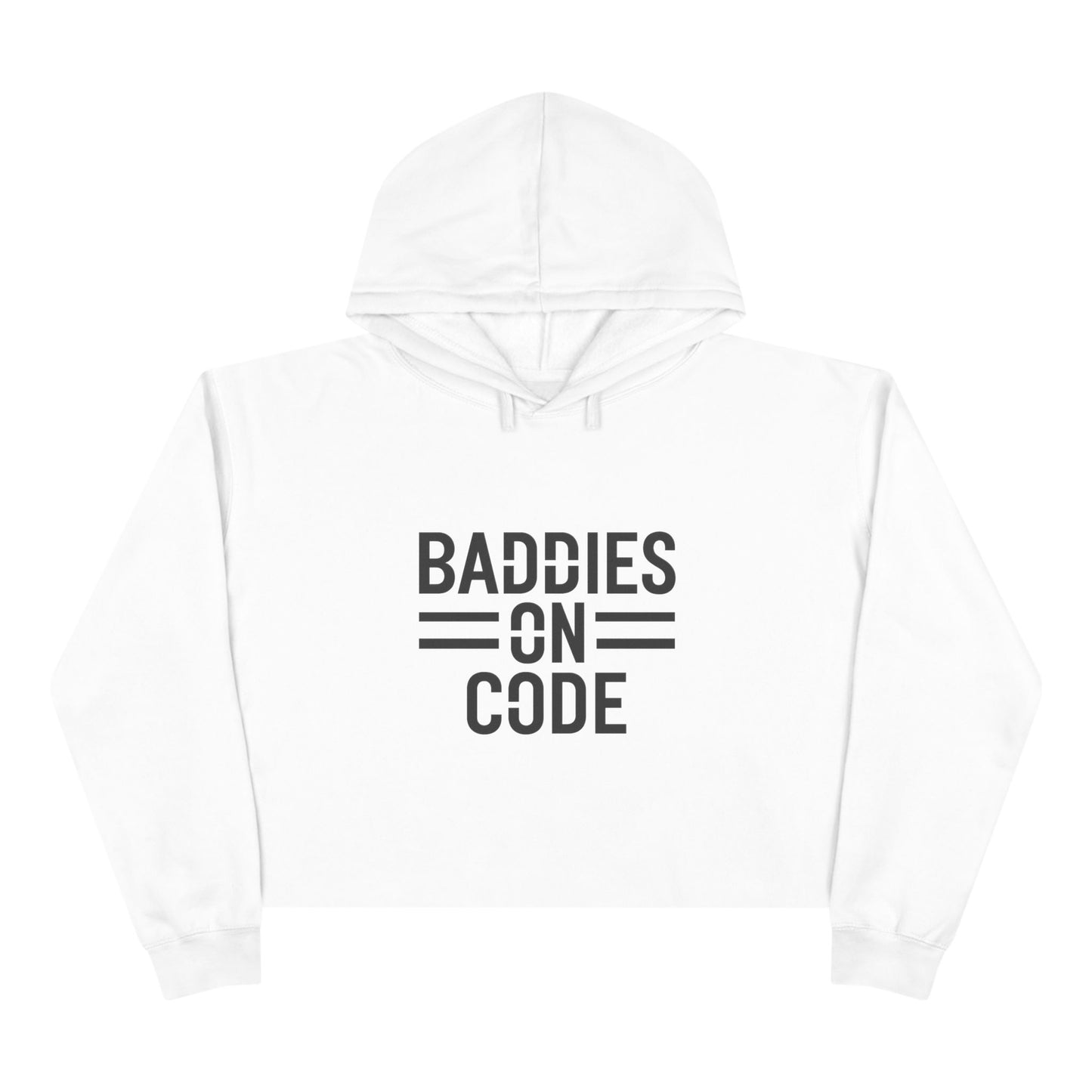 Baddies on Code Crop Hoodie