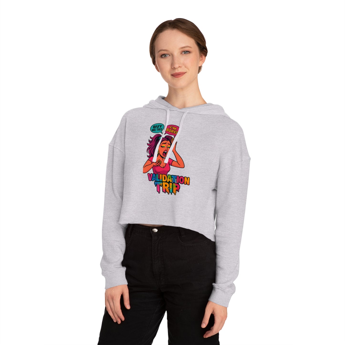 Validation Trip Cropped Hoodie