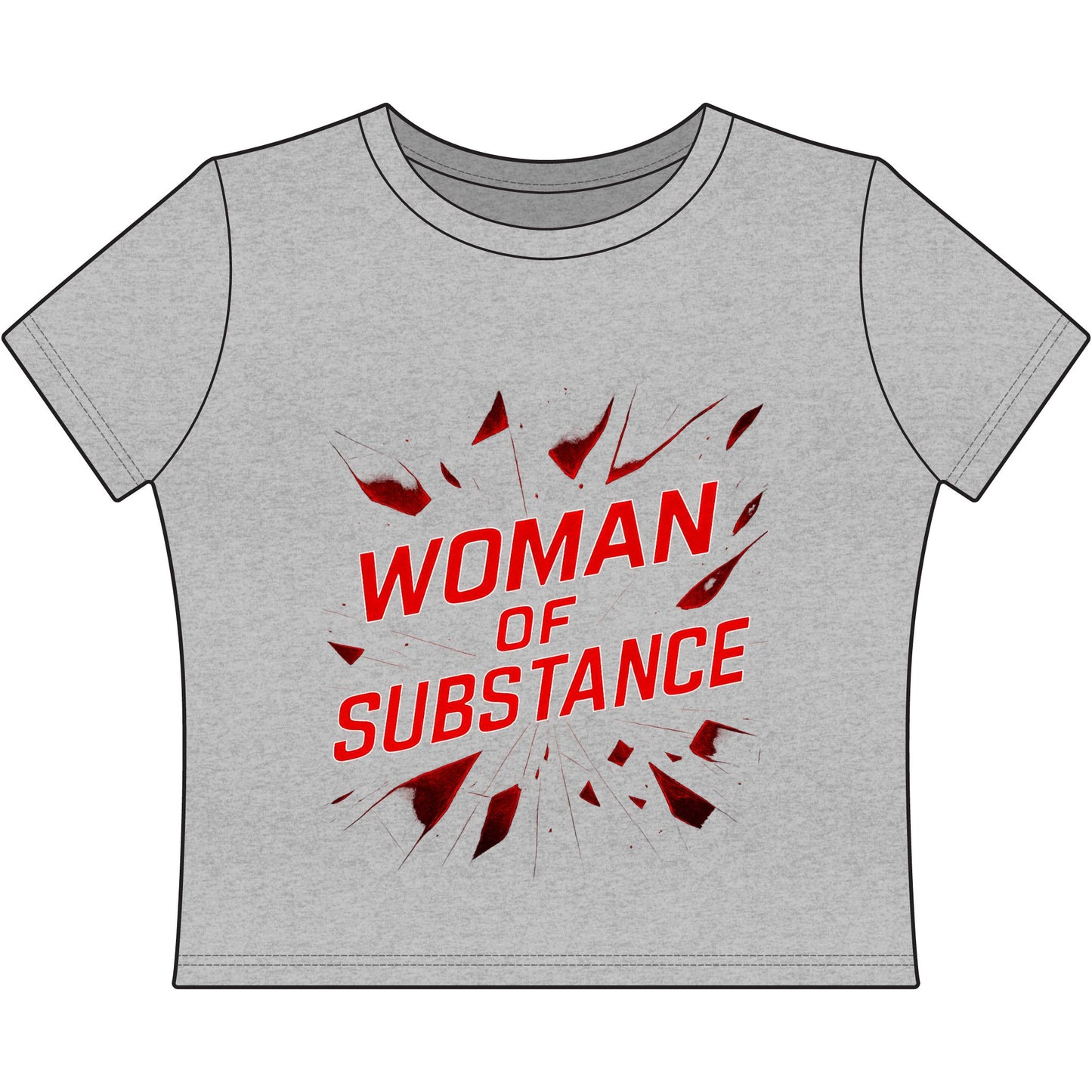 Woman of Substance Broken Glass Baby T-Shirt