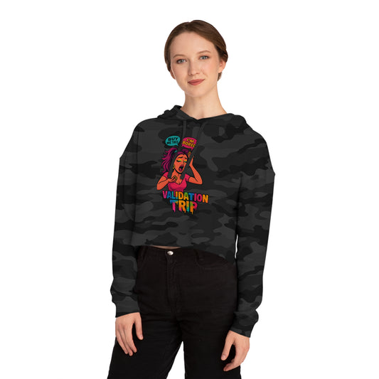 Validation Trip Cropped Hoodie