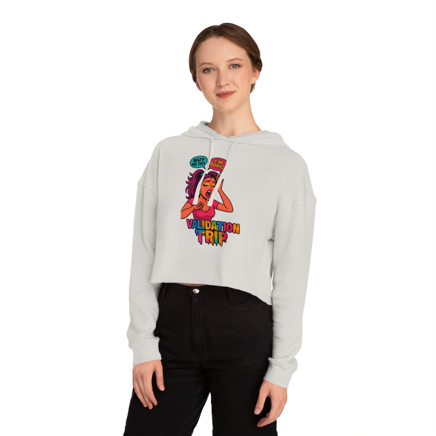 Validation Trip Cropped Hoodie