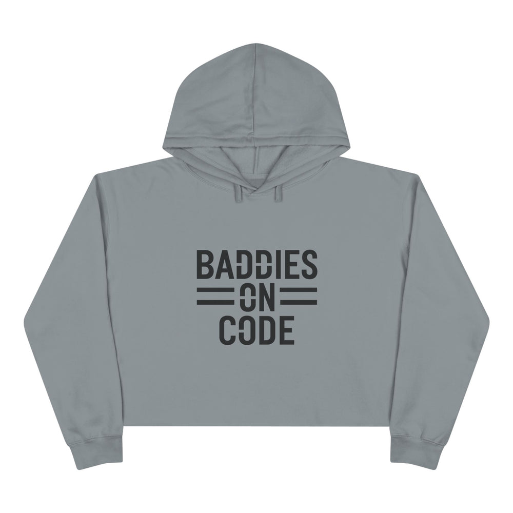 
                  
                    Baddies on Code Crop Hoodie
                  
                