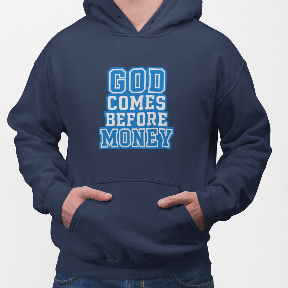 
                  
                    God Over Money Hoodie
                  
                