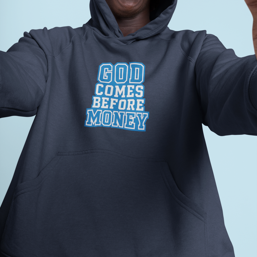 
                  
                    God Over Money Hoodie
                  
                