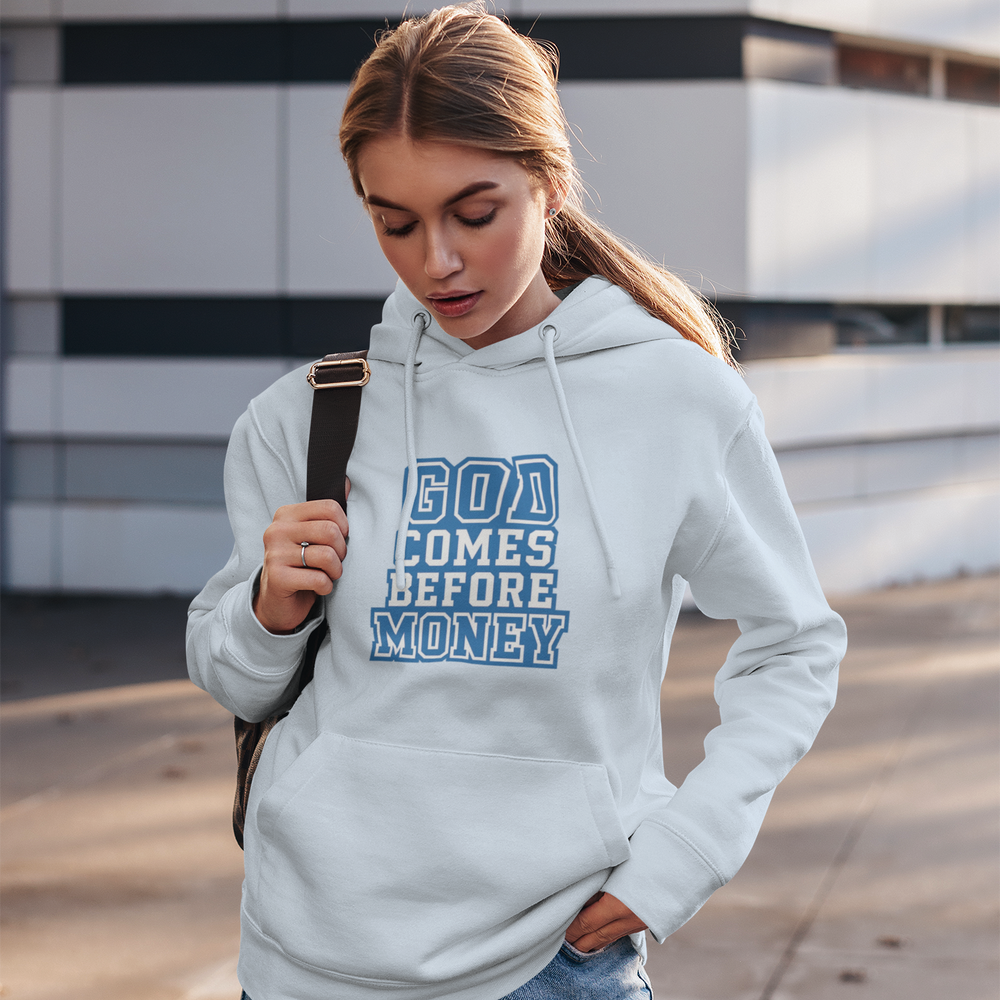 
                  
                    God Over Money Hoodie
                  
                