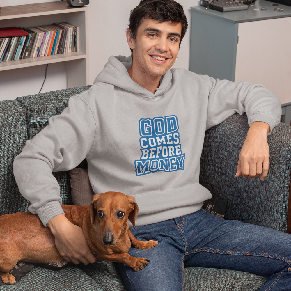 
                  
                    God Over Money Hoodie
                  
                