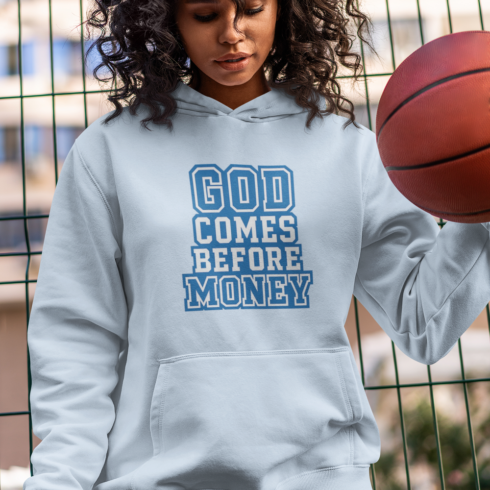 
                  
                    God Over Money Hoodie
                  
                