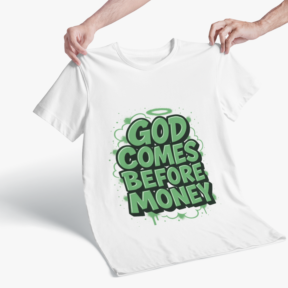 
                  
                    God Comes Before Money T-Shirt
                  
                