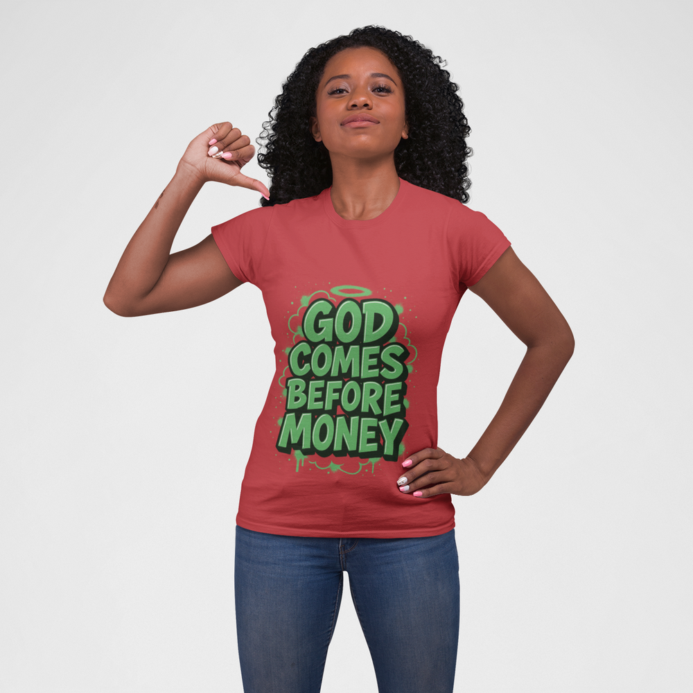
                  
                    God Comes Before Money T-Shirt
                  
                