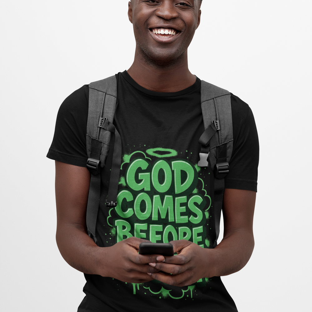
                  
                    God Comes Before Money T-Shirt
                  
                