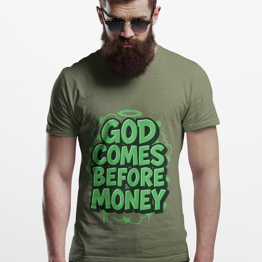 
                  
                    God Comes Before Money T-Shirt
                  
                