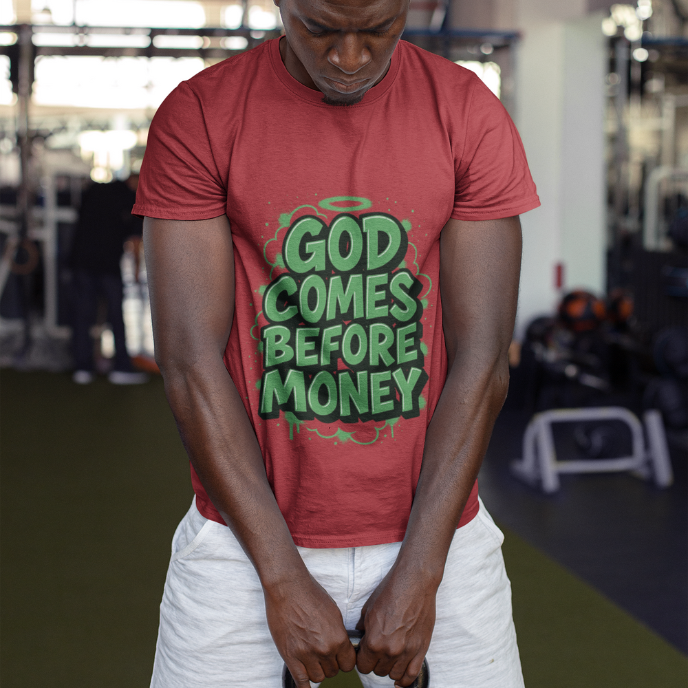 
                  
                    God Comes Before Money T-Shirt
                  
                