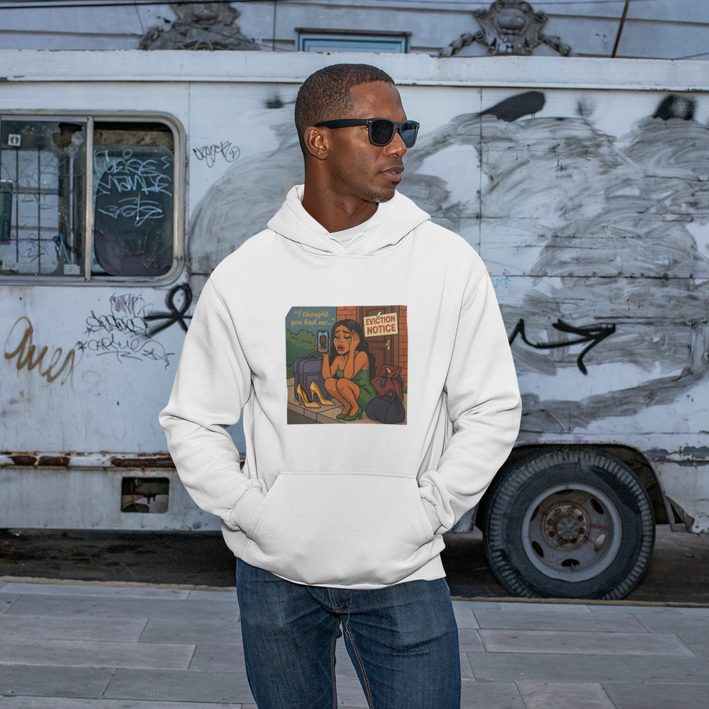 
                  
                    Eviction Notice Hoodie
                  
                
