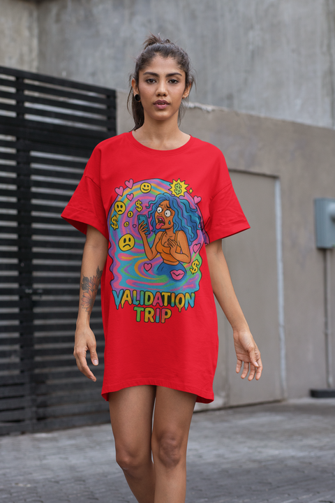 Validation Trip T-Shirt Dress One Size