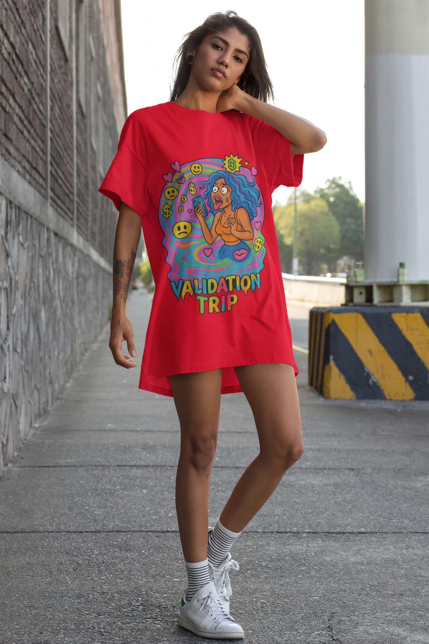 Validation Trip T-Shirt Dress One Size