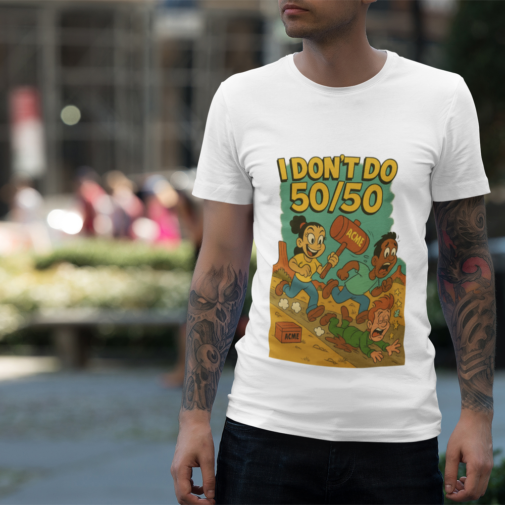 
                  
                    I Don't Do 50/50 T-Shirt
                  
                