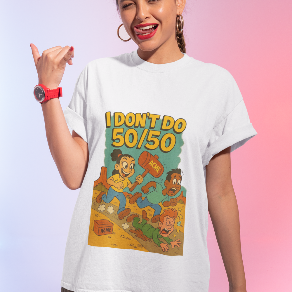 
                  
                    I Don't Do 50/50 T-Shirt
                  
                