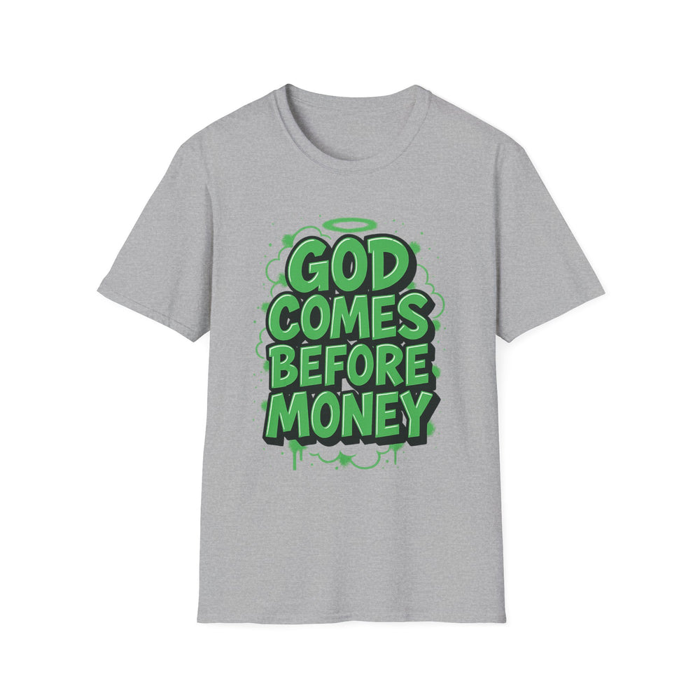 
                  
                    God Comes Before Money T-Shirt
                  
                