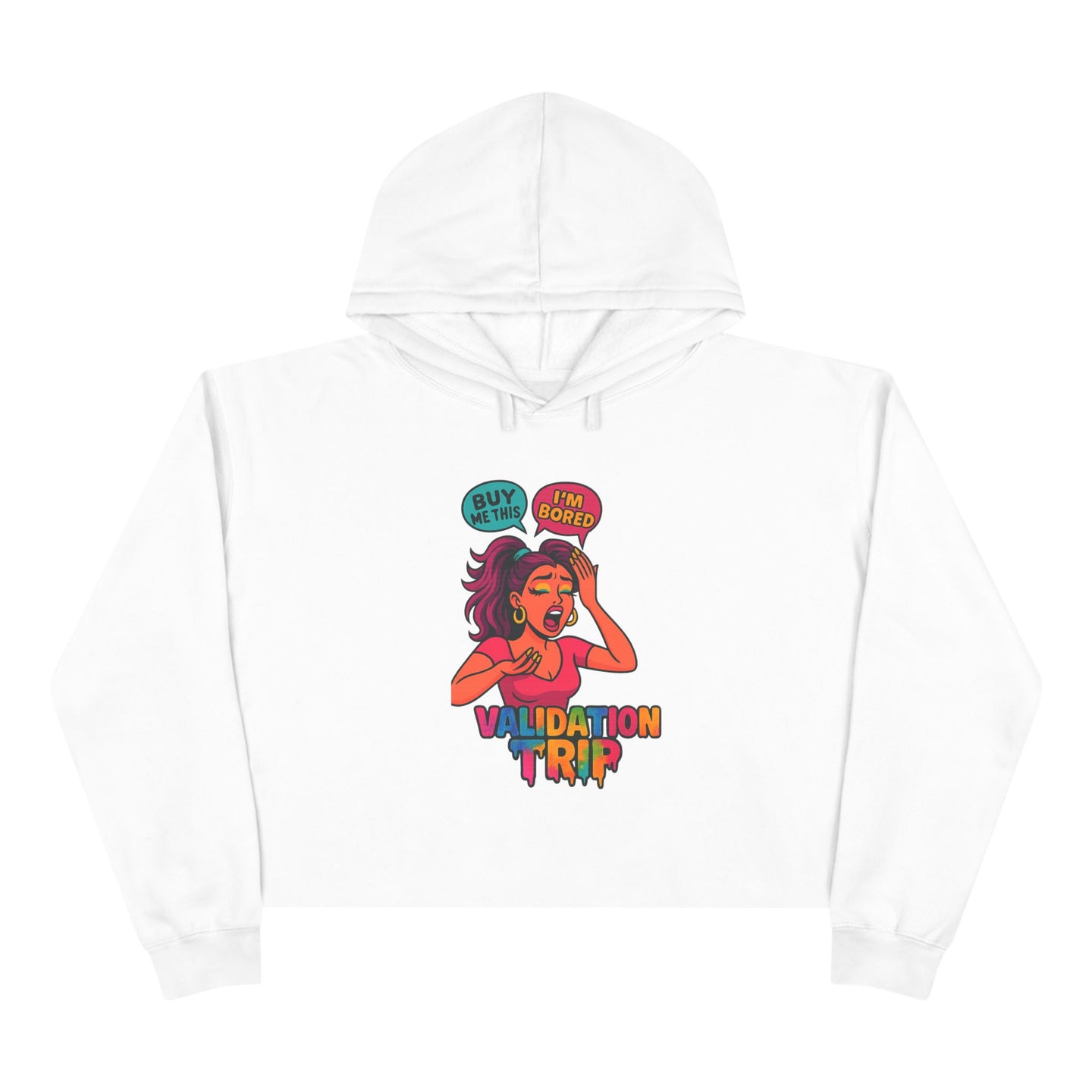 Validation Trip Crop Hoodie